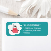 Penguin Winter Holiday Etiket (Insitu)