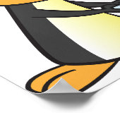 Penguin With A Cupcake Poster (Hoek)