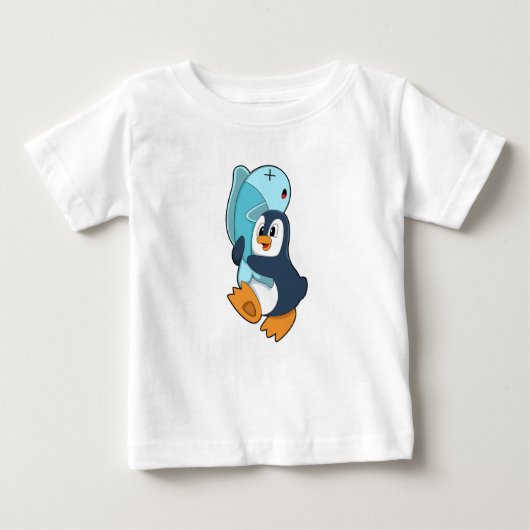Penguin with Fish (Voorkant)