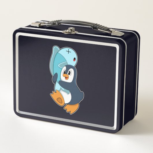 Penguin with Fish (Voorkant)