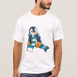 Penguin with Scarf T-shirt