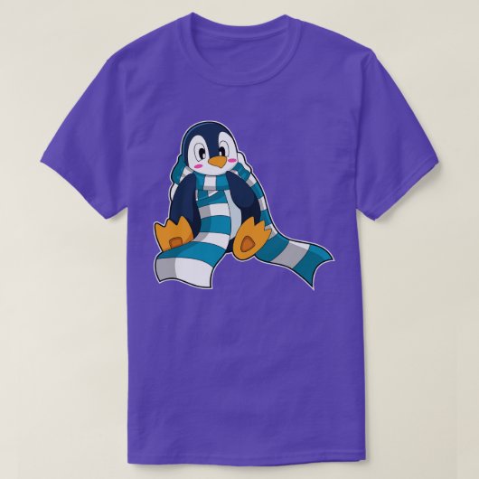 Penguin with Scarf T-shirt (Design voorkant)