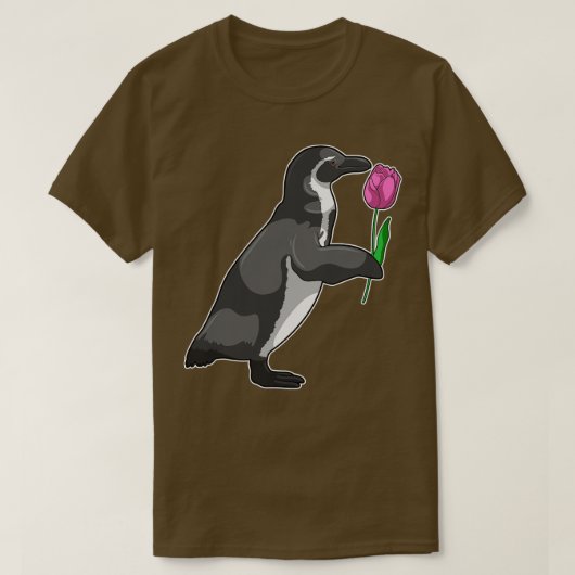 Penguin with Tulip T-shirt (Design voorkant)
