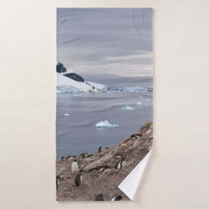 PENGUINES BESIDE ZEE BADHANDDOEK