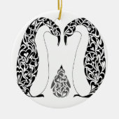 PENGUINES KERAMISCH ORNAMENT (Voorkant)