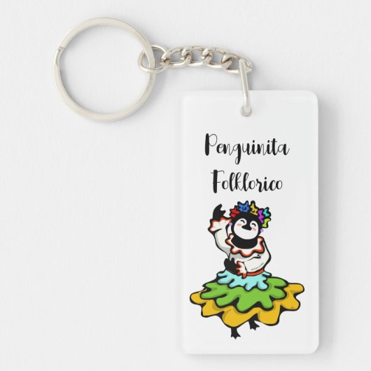Penguinita Folklorico Dancer Sleutelhanger (Voorkant)