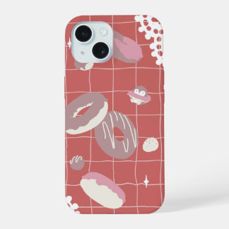 Penguins and Donuts iPhone 15 Hoesje