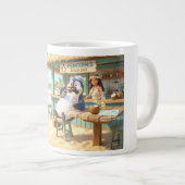 Penguin's Beach Bar Extra Grote Beker (Voorkant rechts)
