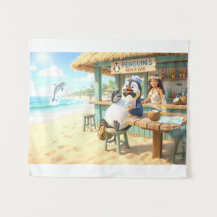 Penguin's Beach Bar Wandkleed