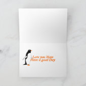 Penguins Birthday Card mama Kaart (Binnen)