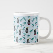Penguins Christmas Art Extra Grote Beker (Rechts)