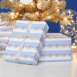Penguins Christmas Cadeaupapier