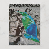 Penguins collage briefkaart (Voorkant)