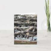 Penguins Dank u Bedankkaart (Voorkant)