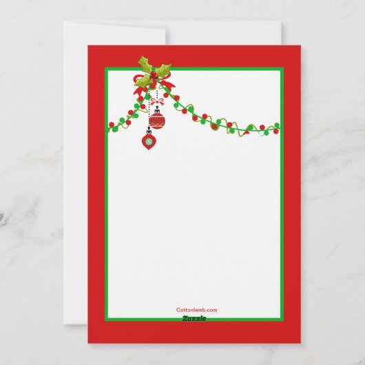 Penguins Dansende Holiday Card Feestdagenkaart (Achterkant)