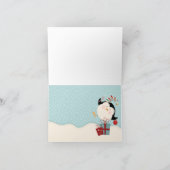 Penguins de Noël Merci Notes (Intérieur)