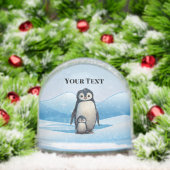 Penguins Design Snow Globe (Noël)