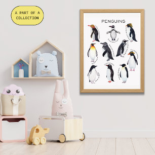 Penguins Educatief Poster Perfect Poster