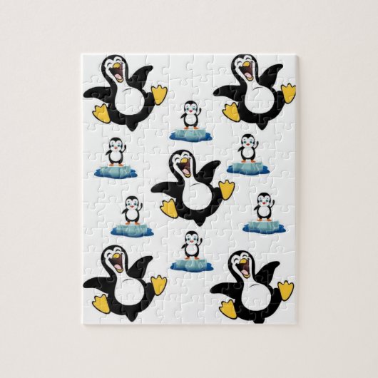 Penguins Jigzaag Puzzle Legpuzzel (Verticaal)