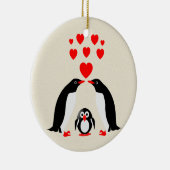 Penguins Keramisch Ornament (Rechts)