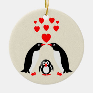 Penguins Keramisch Ornament