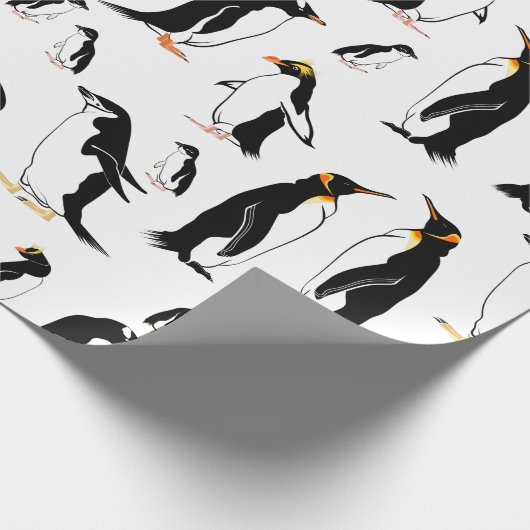 Penguins Pattern Cadeaupapier (Hoek)
