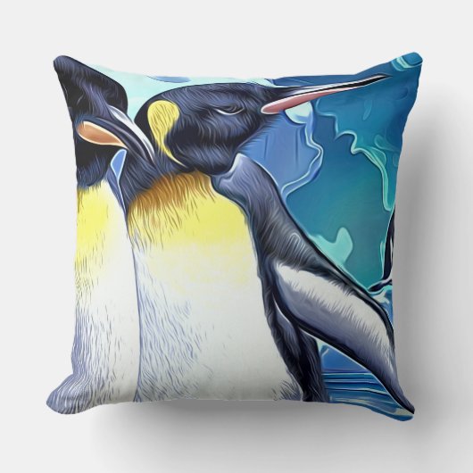 Penguins Pillow Kussen (Voorkant)