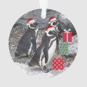Penguins portant le chapeau du Père Noël (dos)