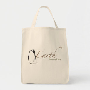 Penguins Save Earth Tote Bag