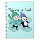 Penguins Skating is Cool Notitieboek (Voorkant)