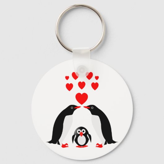 Penguins Sleutelhanger (Voorkant)