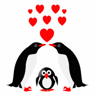 Penguins Staand Fotobeeldje