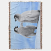 Penguins Throw Blanket Deken (Voorkant Verticaal)