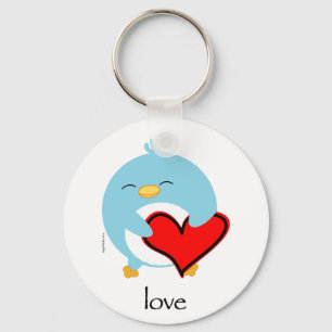 Pengy the Penguin Love Sleutelhanger