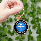 Penicillin Allergy Medical Alert - Button Sleutelh Sleutelhanger (Hand)