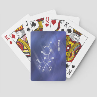 Penicilline, antibioticum, structuurchemisch pokerkaarten