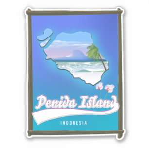 Penida-eiland Indonesië Sticker