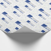 Peninsula Bridge: Groot Logo Inpakpapier (Hoek)