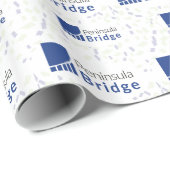 Peninsula Bridge: Groot Logo Inpakpapier (Rol Hoek)