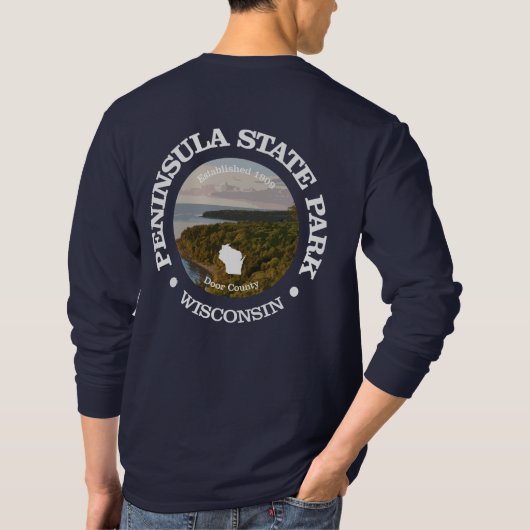 Peninsula State Park (SP) T-shirt (Achterkant)