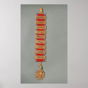 Peninsular Gold Cross, c.1813 Poster