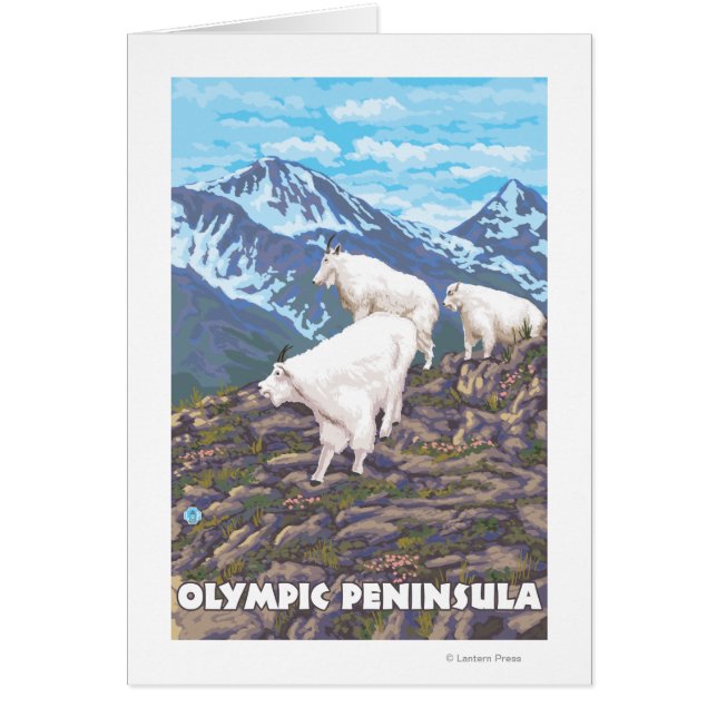 Péninsule olympique, Washington Mountain Chèvres (Devant)
