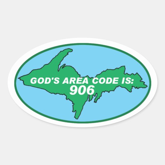 PÉNINSULE SUPÉRIEURE DE MICHIGAN YOOPER STICKERS (Devant)