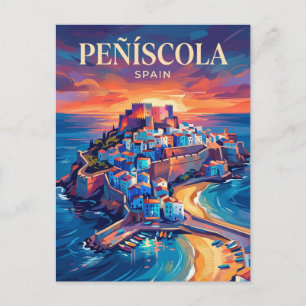 Peñíscola Spanje Briefkaart