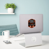penitentiair beambte sticker (Laptop op bureau)