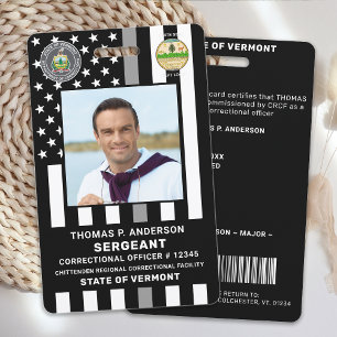 Penitentiaire Ambtenaar Foto Logo Gevangenis Bewaa Badge