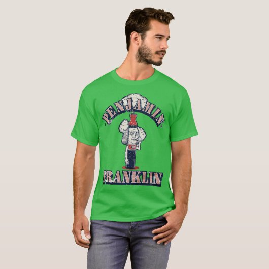 Penjamin Franklin T-Shirt - USA Drinking Team (Devant entier)