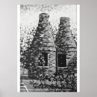 Penkhull Kilns, Stoke-on-Trent. Poster. Poster