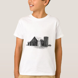 PENLEN: OUDE BARN, SILO: REALISME T-SHIRT
