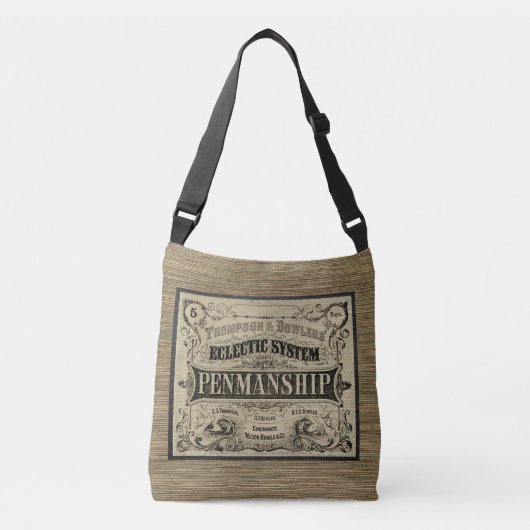 Penmanship Crossbody Tas (Voorkant)